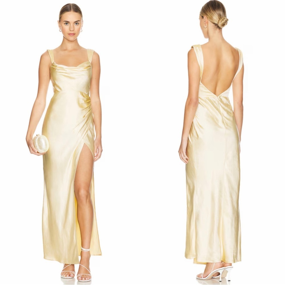 Runaway The Label Havanna Dress in Yellow